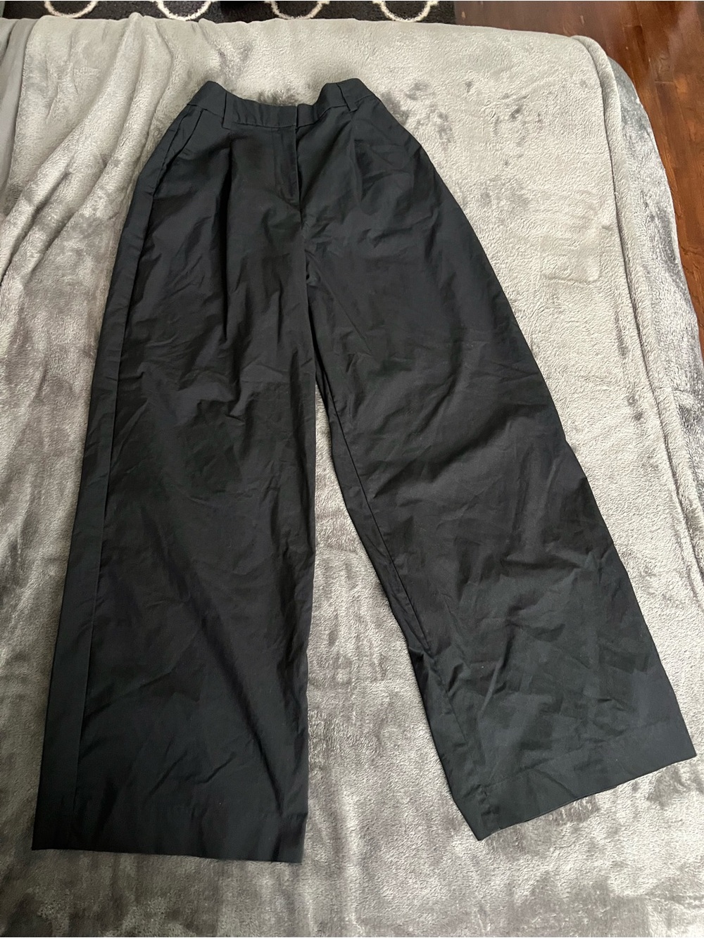 Old Navy Black Wide-Leg Chinos Extra High-Rise
